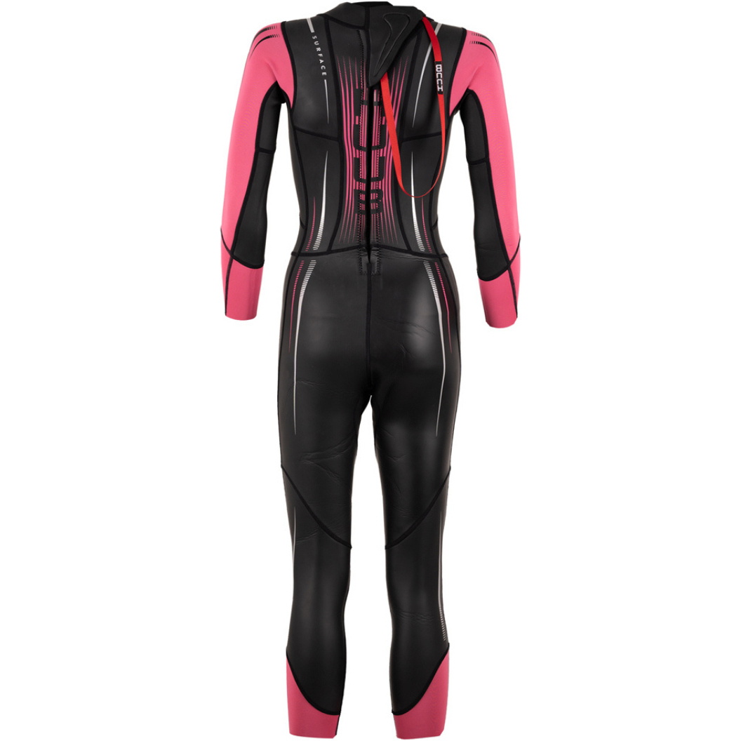 2026 Huub Kvinders Surface-svømmedragt SURFWHU - Black / Fluo Pink